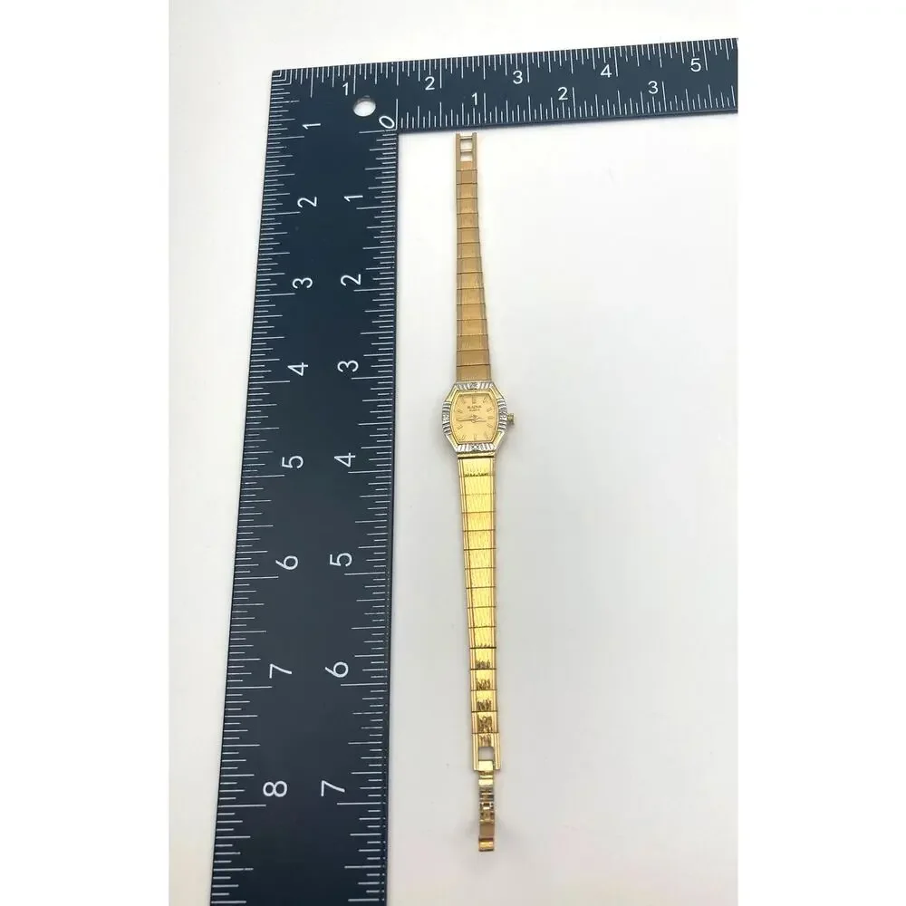 VTG Bulova Women's Petite Cocktail Dress Watch 17mm - Fresh Battery-Wrist 6-6.25